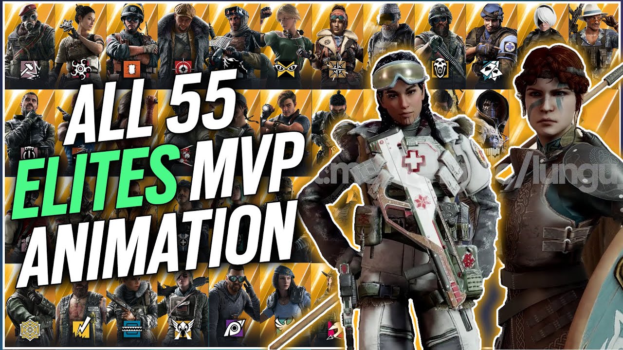 ALL 55 ELITE SKINS MVP ANIMATIONS + THUNDERBIRD & THORN Elite