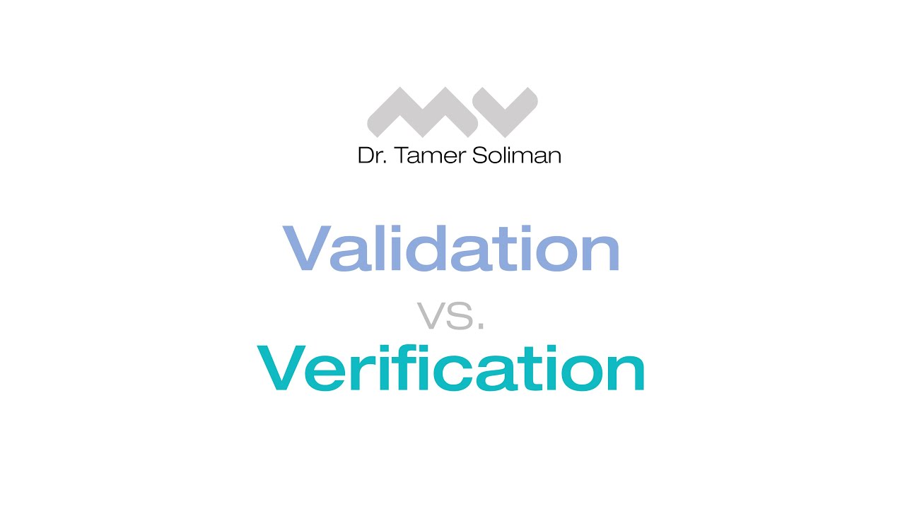 1. Introduction : Validation Vs. Verification