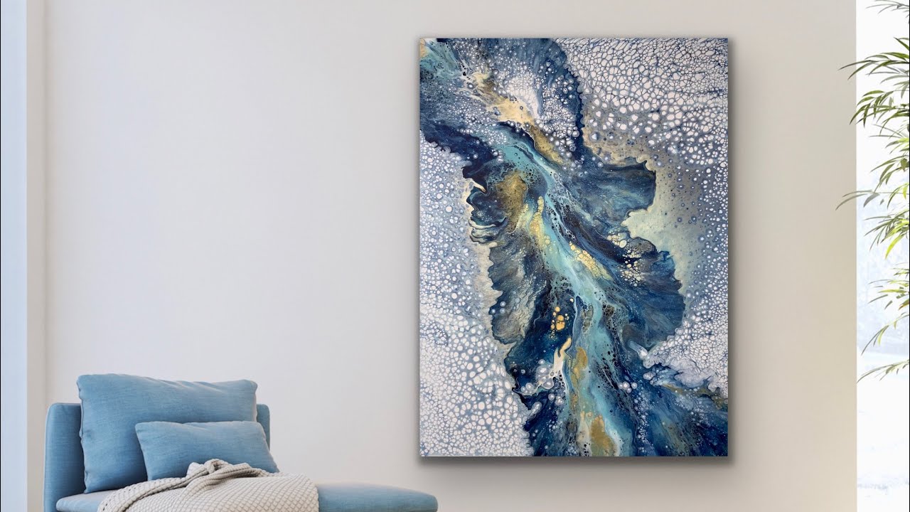 Pearl Puddle, Swirl & Dutch Pour Combo | Abstract Acrylic Pour Tutorial | Etherial Interference...