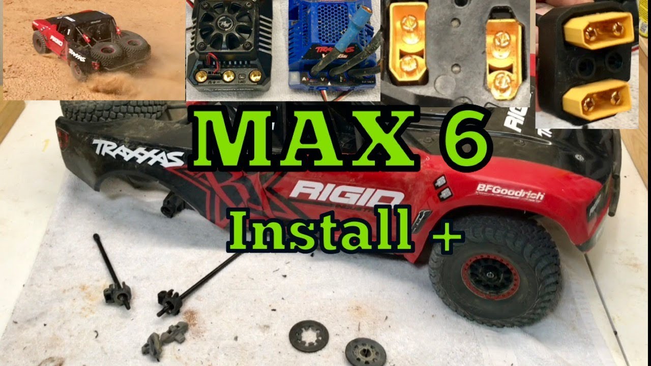 На Desert Racer я установил регулятор скорости Max6, радиоаппаратуру GT5 и сервопривод Hobbyking,...