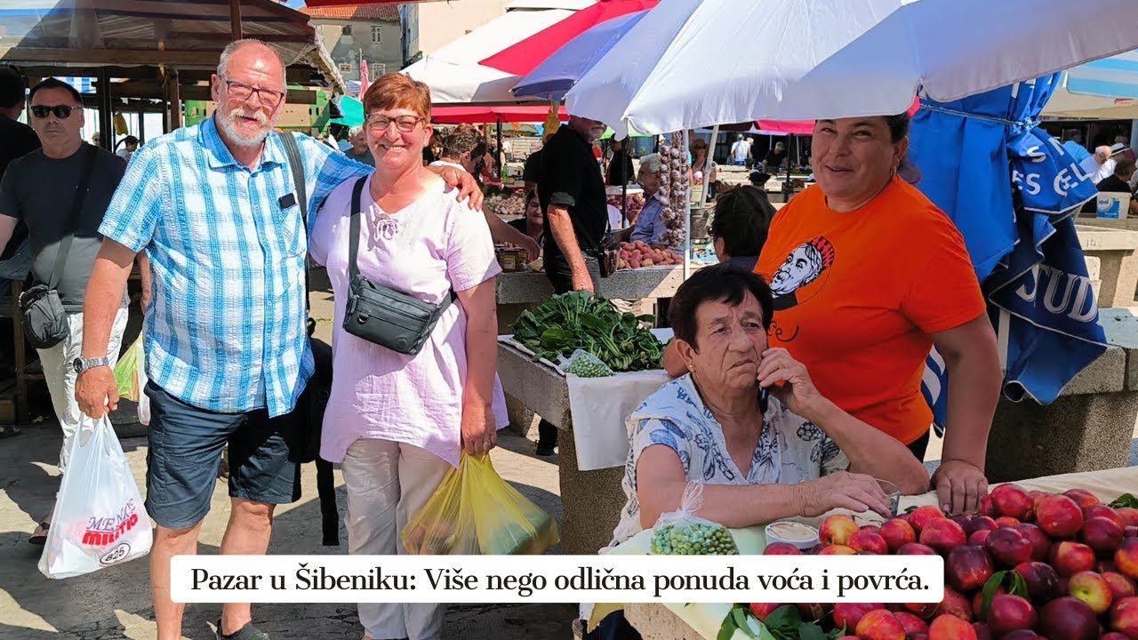 PAZAR u ŠIBENIKU. Veselo, živo i bogato. Ove subote izvanredna ponuda.