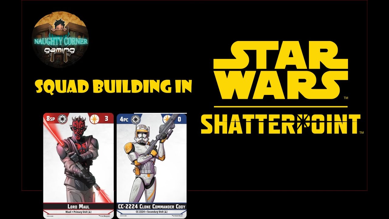 How to build your squads in Shatterpoint.
