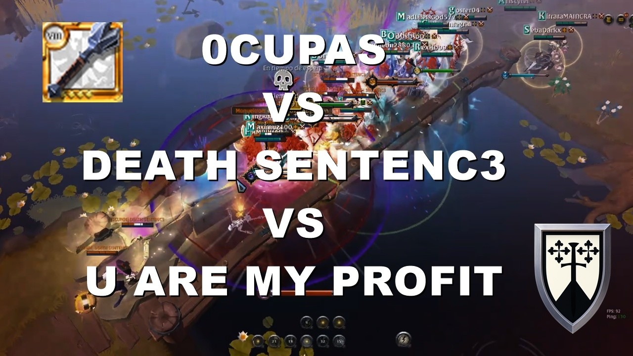 0cupas vs DEATH SENTENC3 vs U ARE MY PROFIT | POV Caller | Albion Online ZVZ