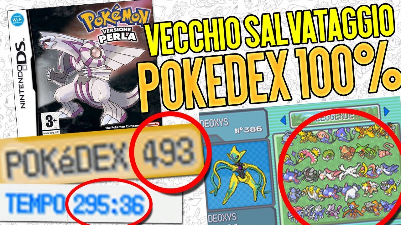 ESPLORIAMO UN SALVATAGGIO POKEMON DA 300 ORE CON IL POKEDEX COMPLETO! - Pokémon Perla