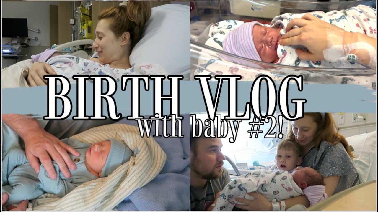 BIRTH VLOG | unexpected labor and delivery of our 2nd baby boy (no epidural & delivered alone)