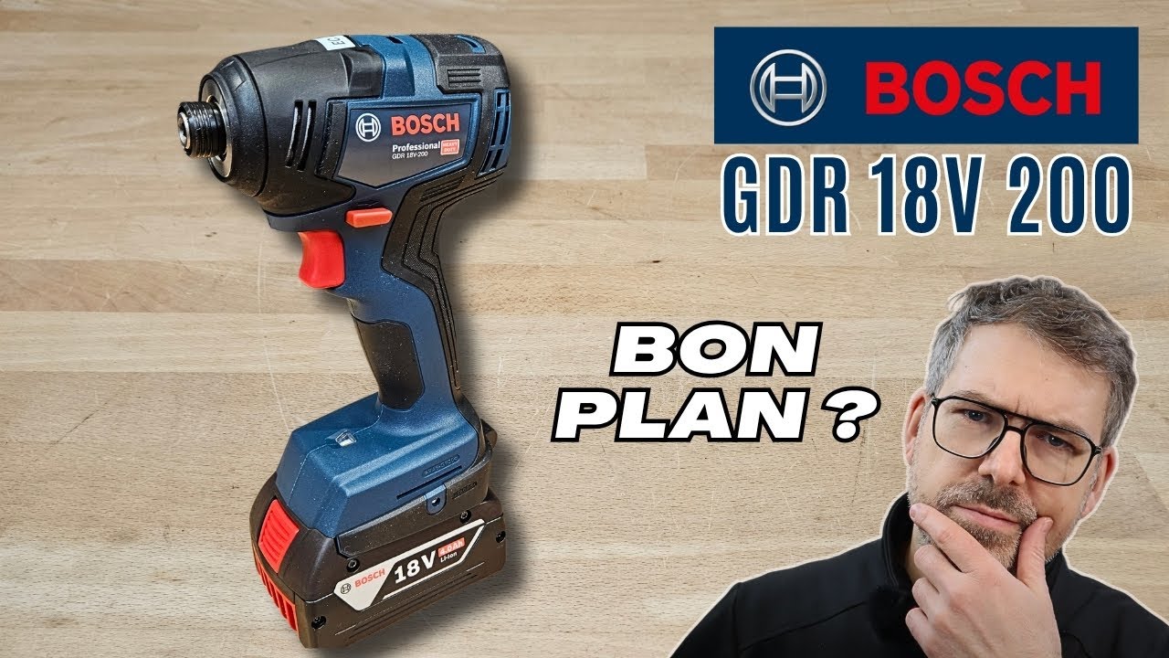 Visseuse à choc Bosch Pro GDR 18V 200 : TEST / AVIS