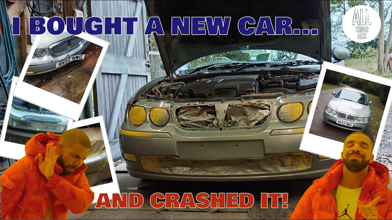 I BOUGHT A NEW CAR (AND CRASHED IT) - ROVER 75 UPDATE!