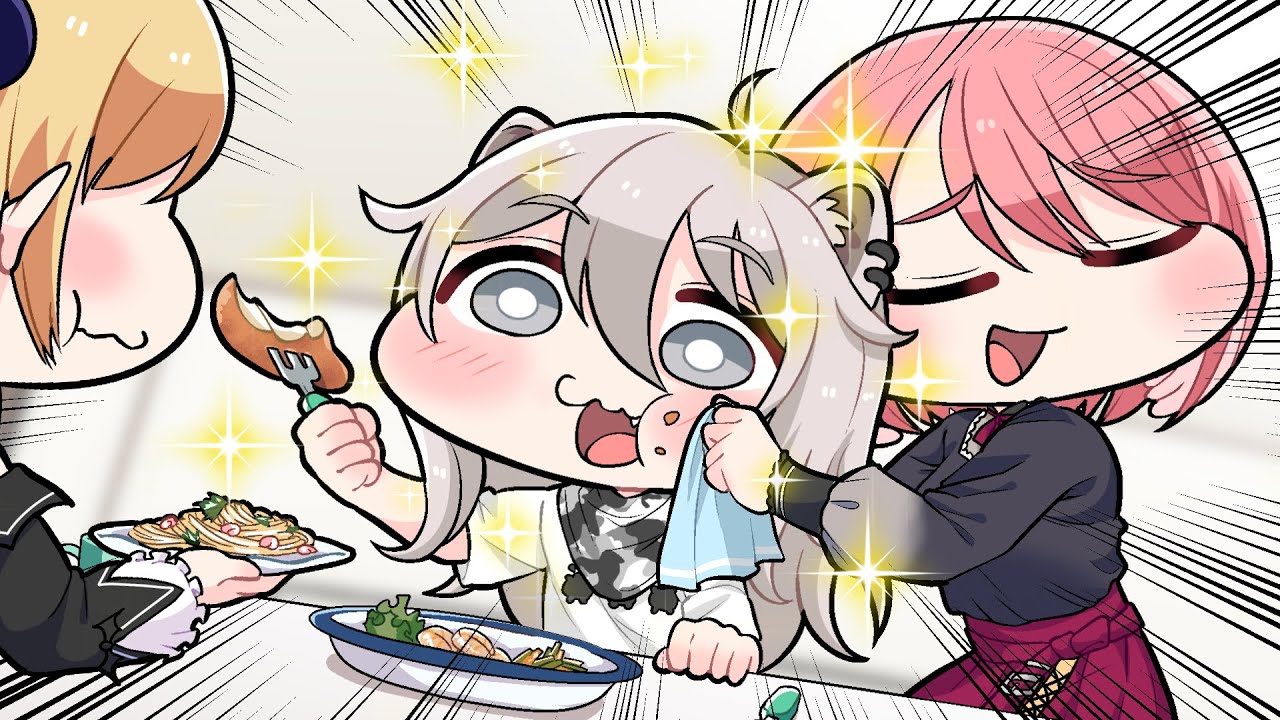 Shishiro Botan became a baby at Rich Chocolat【Komainu / Clip / Hololive】