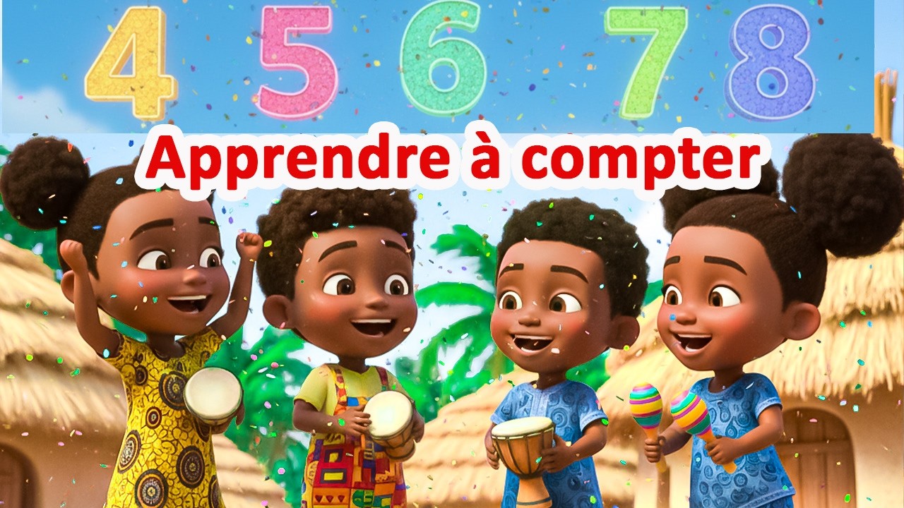 apprendre a compter facilement | B'ANGEL FRANÇAIS | Comptines avec bebe kameni | Bantu Angel Françai