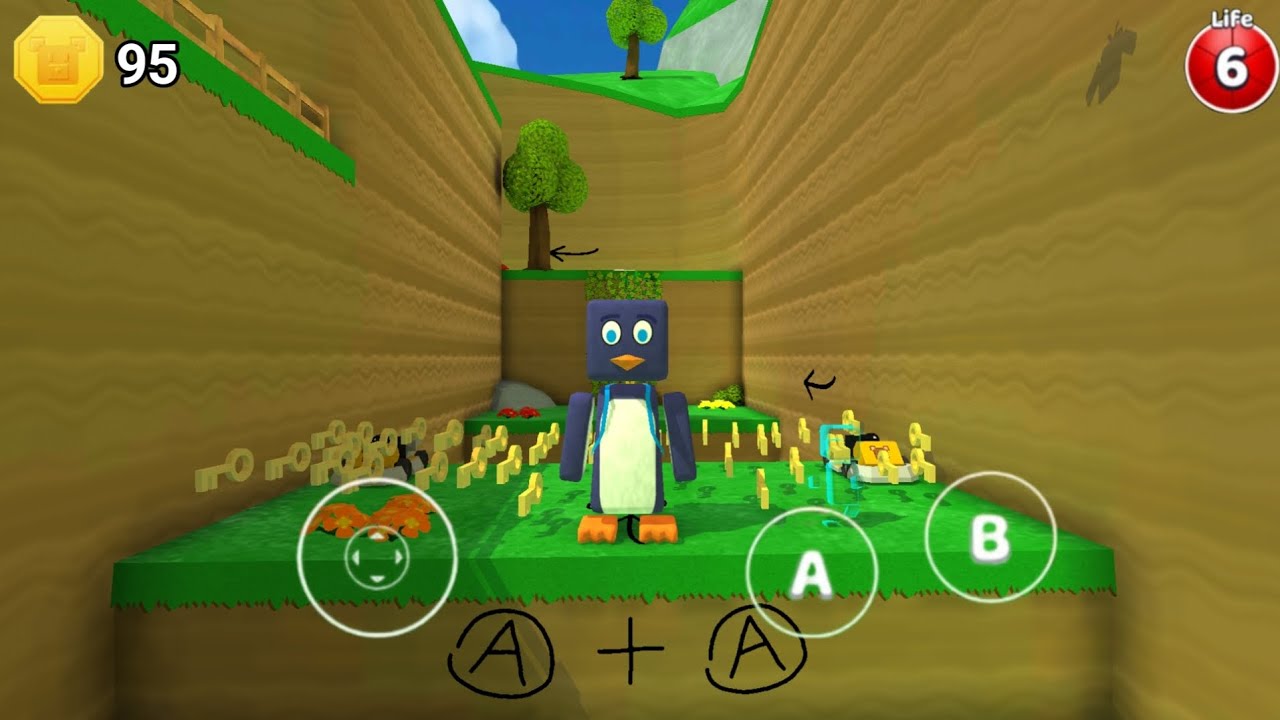 Penguin in Bear Village _ Super Bear Adventure Gameplay Walkthrough 
