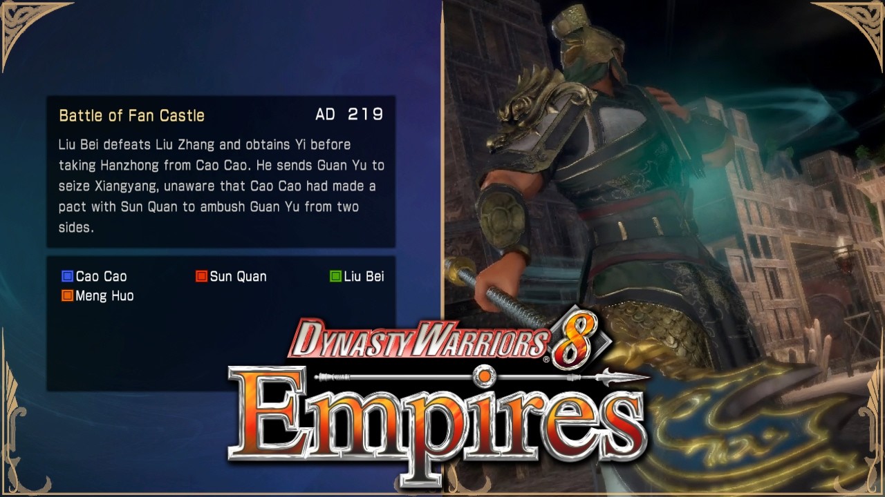 LIVE 🔴 Dynasty Warriors 8: Empires — Castle and Scenario Pack 1: Battle of Fan Castle | Xbox [#35]