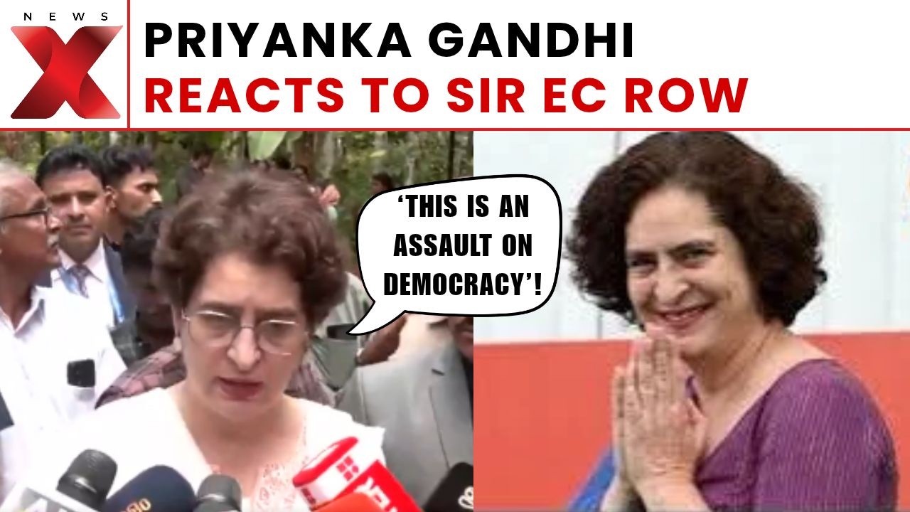 Priyanka Gandhi On SIR Row: &lsquo;Extremely Serious Issue For Democracy&rsquo; Over EC Objections | NewsX