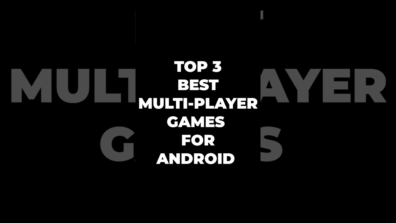 Top 3 *BEST* MULTI-PLAYER GAMES FOR ANDROID🤩 #shorts #multiplayer
