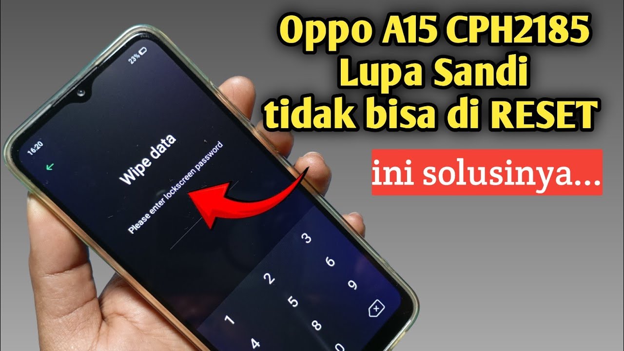 Oppo A15 Lupa Sandi