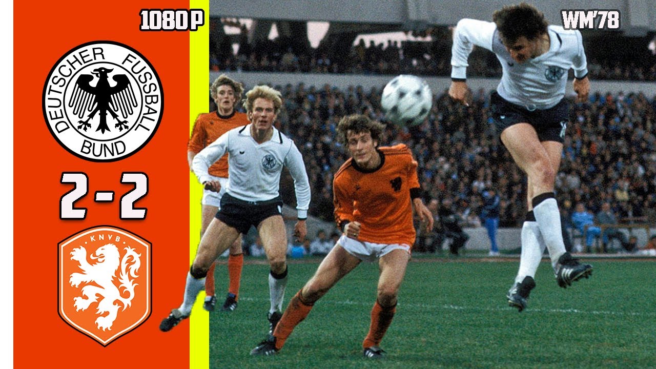 West Germany vs Netherlands 2 - 2 Highlights World Cup 78 HD