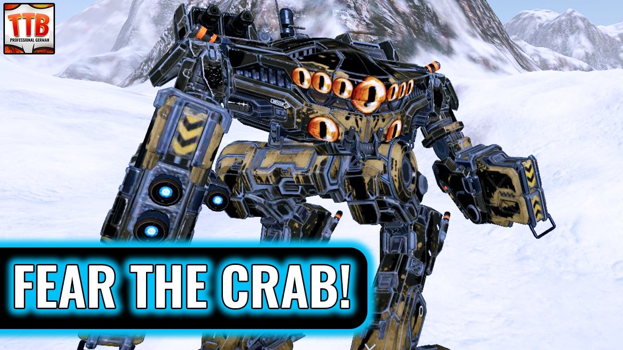 The Giant Enemy Crab With The Winning Strategy! - King Crab - Mechwarrior Online