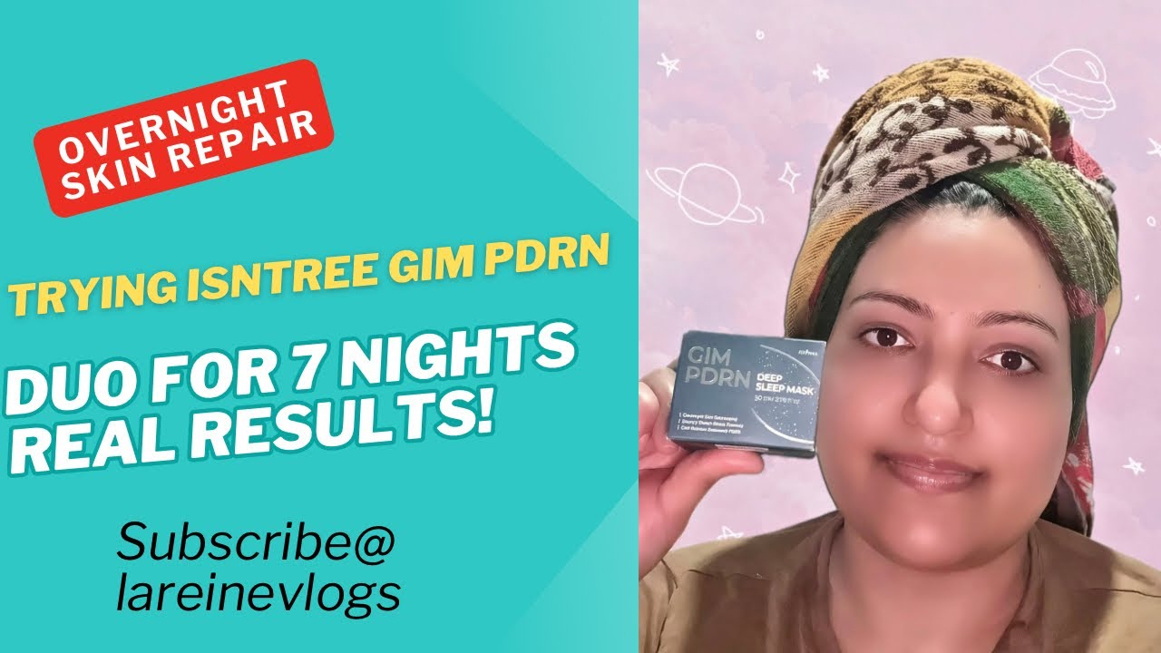 Ultimate Repair Routine: Isntree GIM PDRN Serum & Deep Sleep Mask/Korean Beauty Product/Anti-Aging
