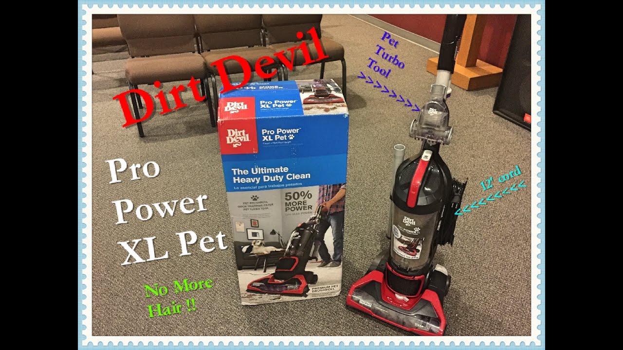 Настройка, демонстрация и обзор пылесоса Dirt Devil Pro Power Pet XL