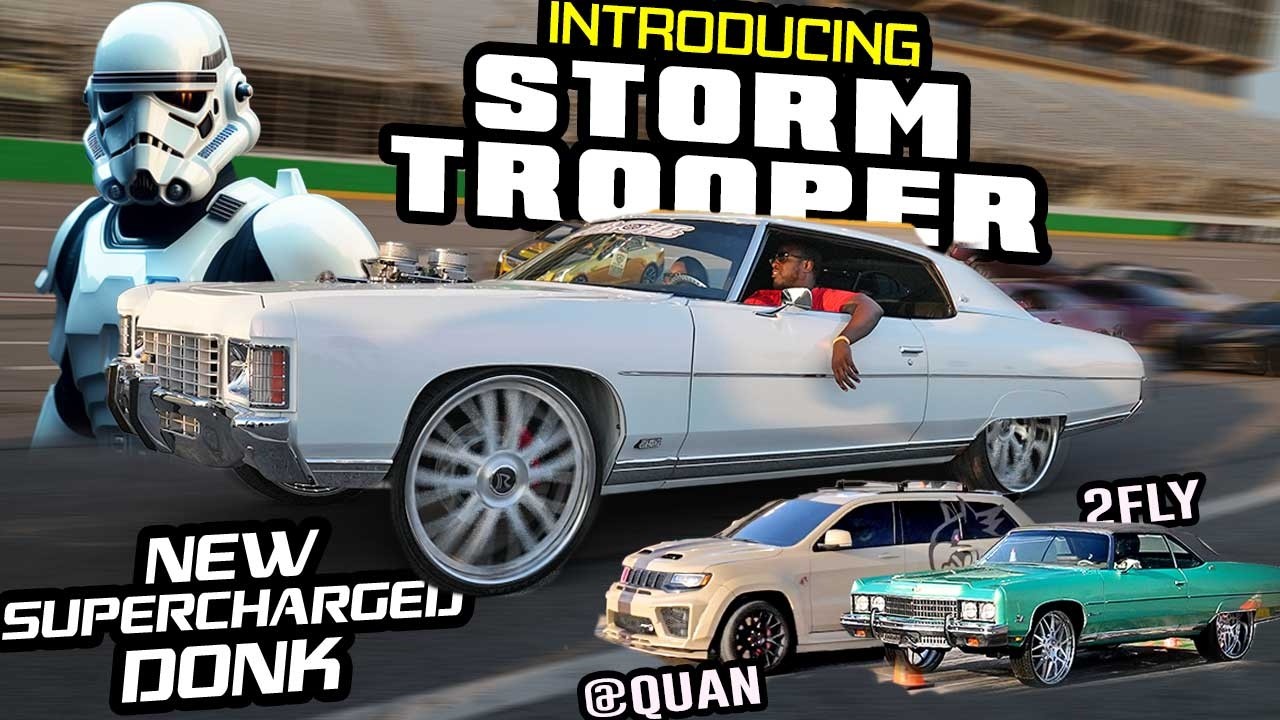 DONKMASTER SHOWS OFF HIS NEW DONK BUILD AT STREET WHIPZ CAR SHOW W/ 2FLY & @Quan Trackhawk Racing