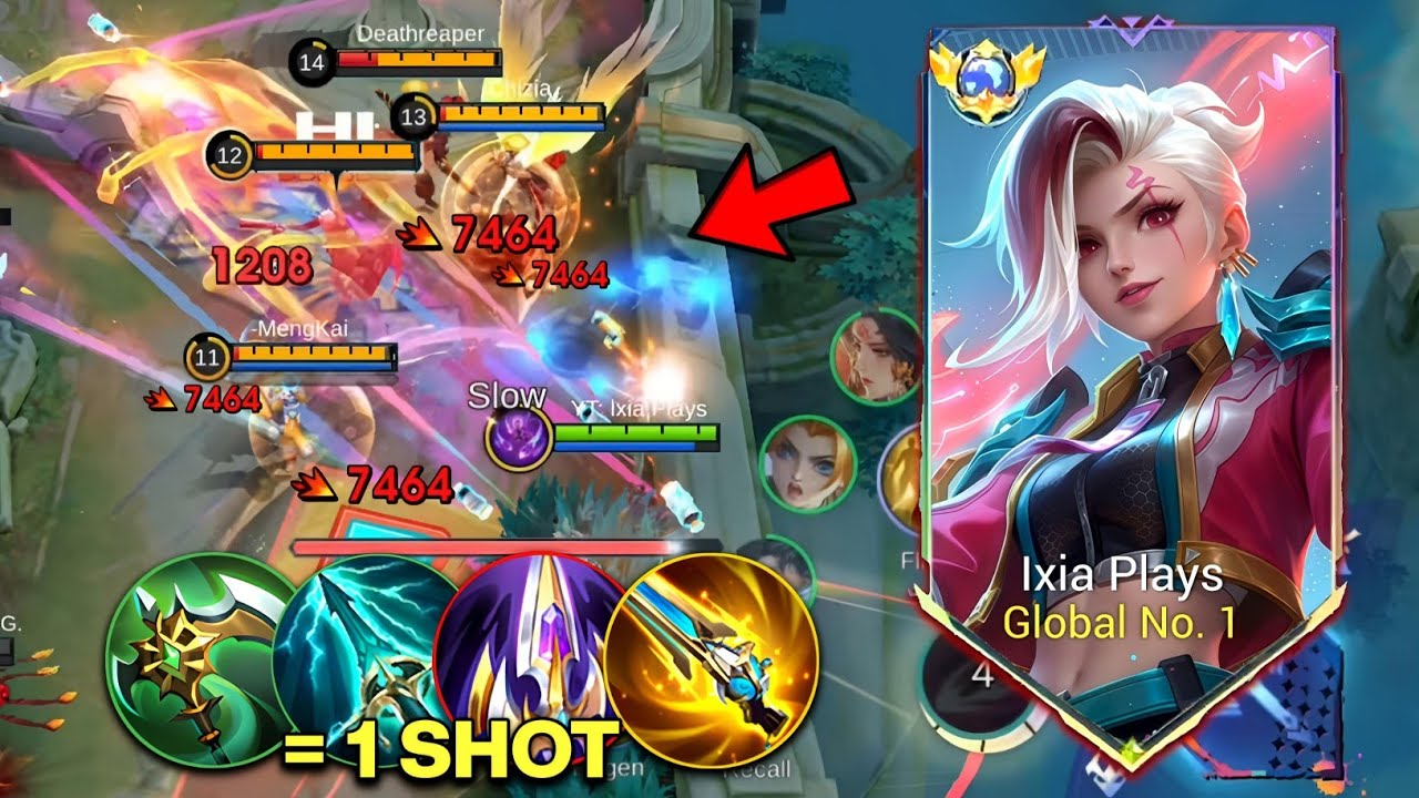 IXIA 100% BEST BUILD AND EMBLEM FOR FAST RANK UP!🔥 (Insane Damage!) | IXIA GAMEPLAY 2026 - MLBB