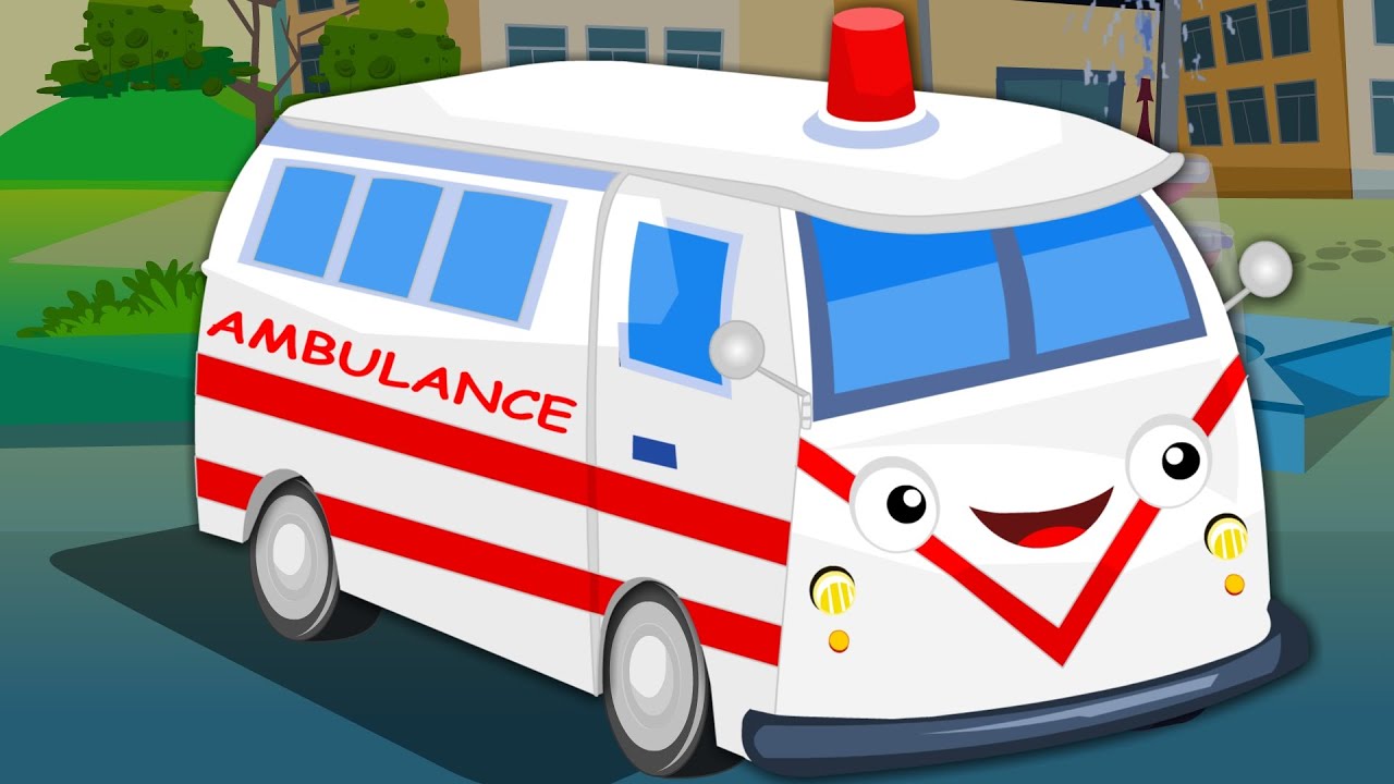 Ambulance Song | Kids Nursery Rhymes | Baby Videos | Childrens Rhymes