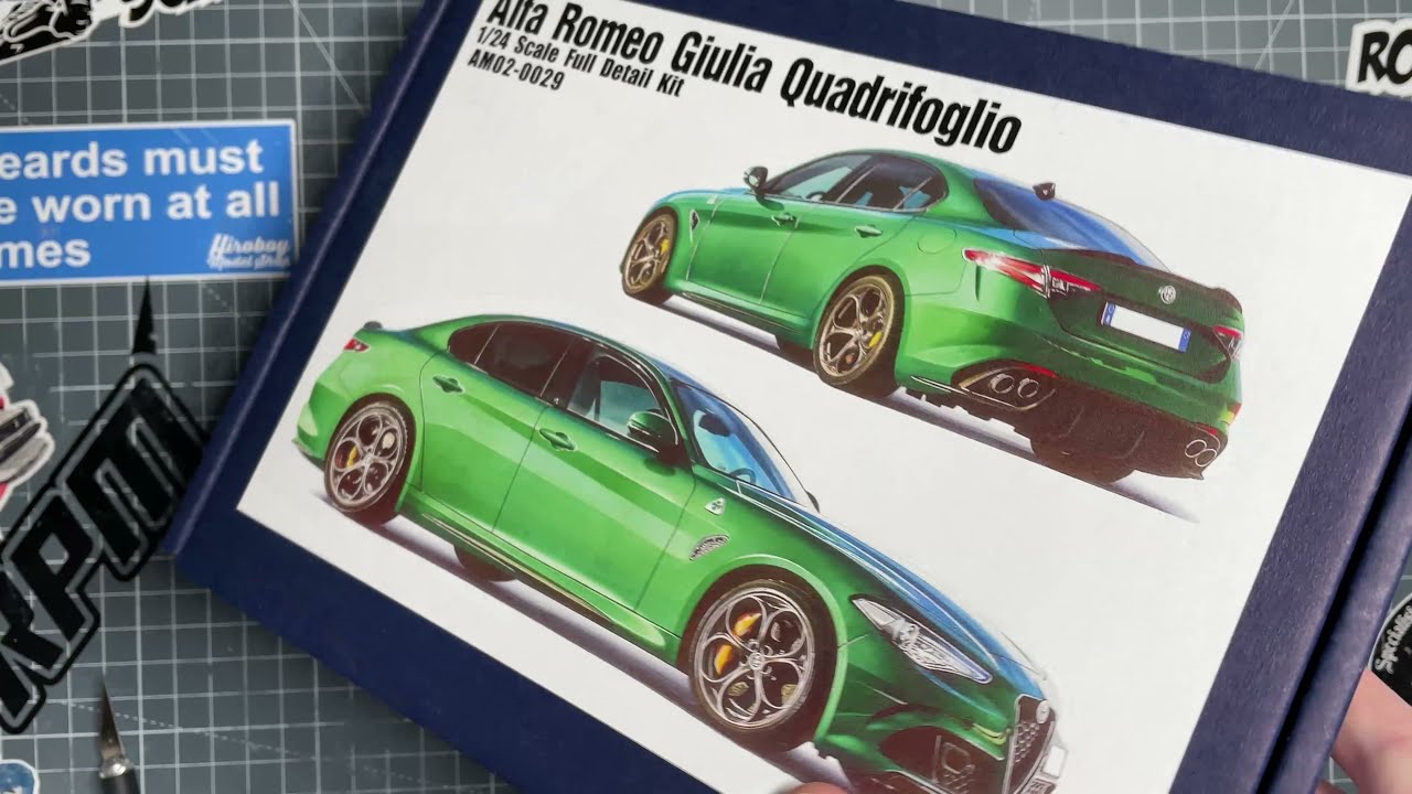 Alpha Models: Alfa Romeo Giulia Quadrifoglio Part 1 - unboxing