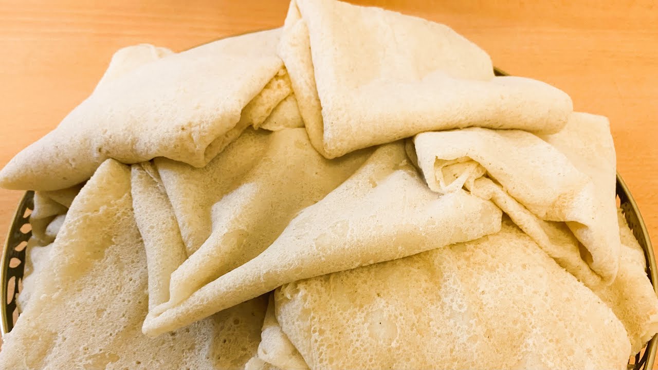 ملف متكامل عن الكسرة السودانية؛3 طرق لتخمير العجين،عواسة ،حفظ وكمان مشروبات من الكسرة Sudanese kisra
