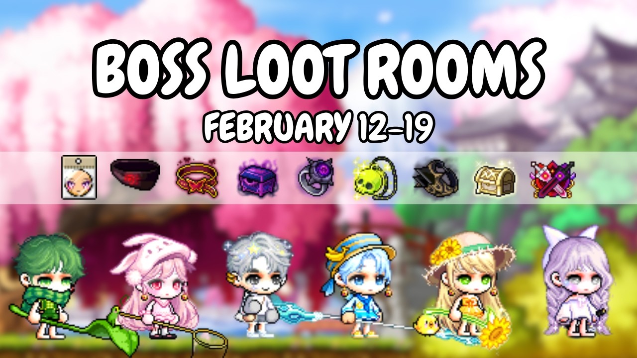 Maplestory GMS Bera | Weekly Boss Loot Rooms | February 12-19
