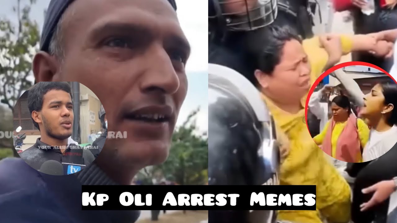 Oli Arrest Memes 🔥 | Uml Protest Funny Clips Reaction 