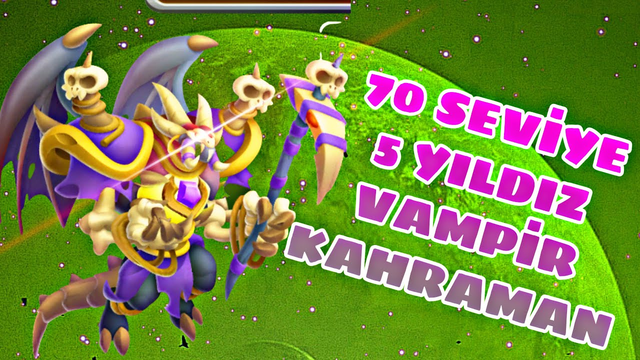 70 SEVİYE 5 YILDIZ VODO VAMPİR KAHRAMAN EJDERHA #dragoncity