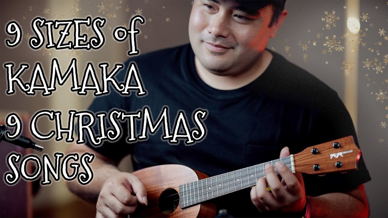 9 Sizes of Kamaka Ukulele (9 Christmas Songs)