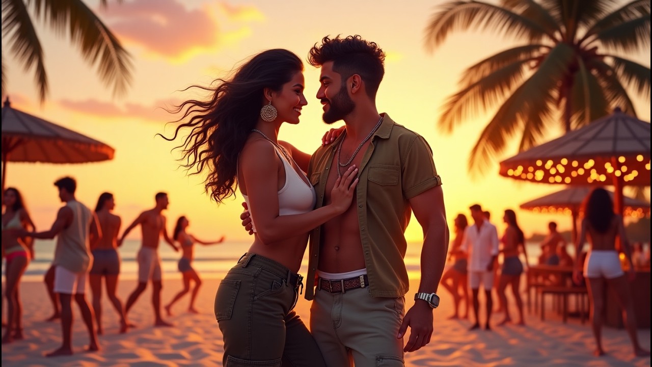 Baila mi Amor - Reggaeton | AI Music Video | Beat Puls sings with AI magic! 🎤🌴