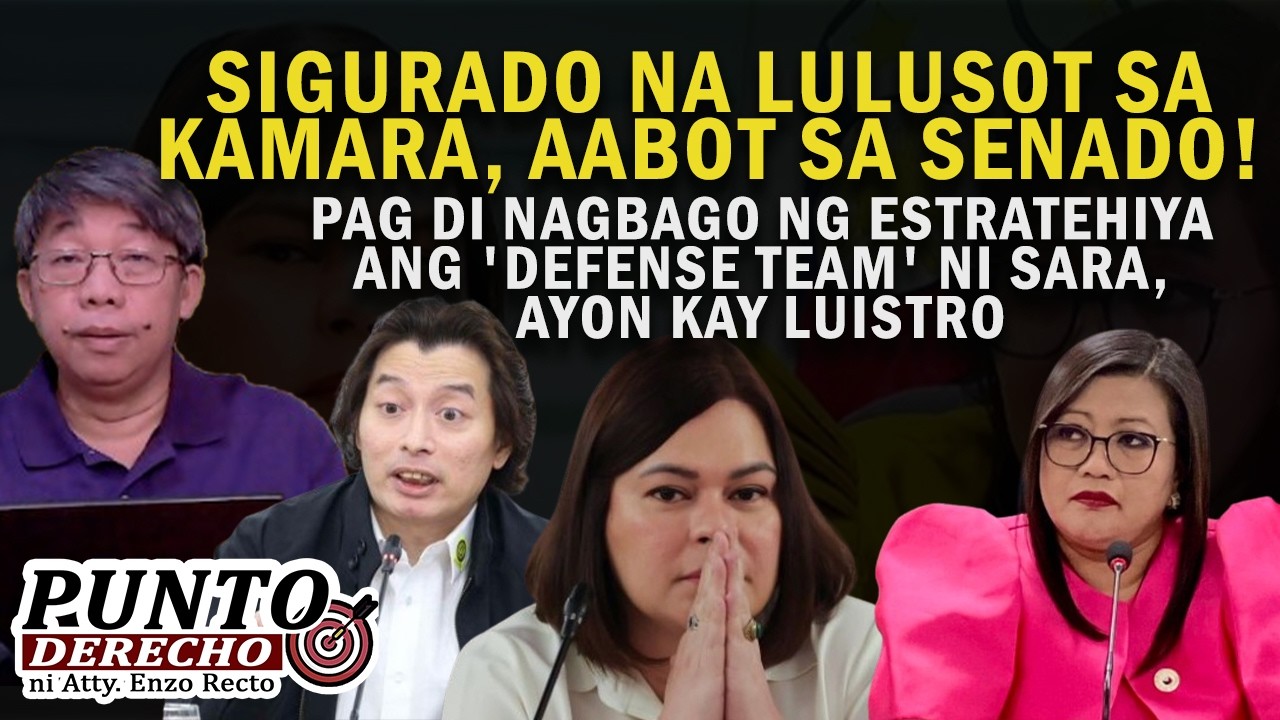 SIGURADO NA LULUSOT SA KAMARA, AABOT SA SENADO! PAG DI NAGBAGO NG ESTRATEHIYA SINA SARA