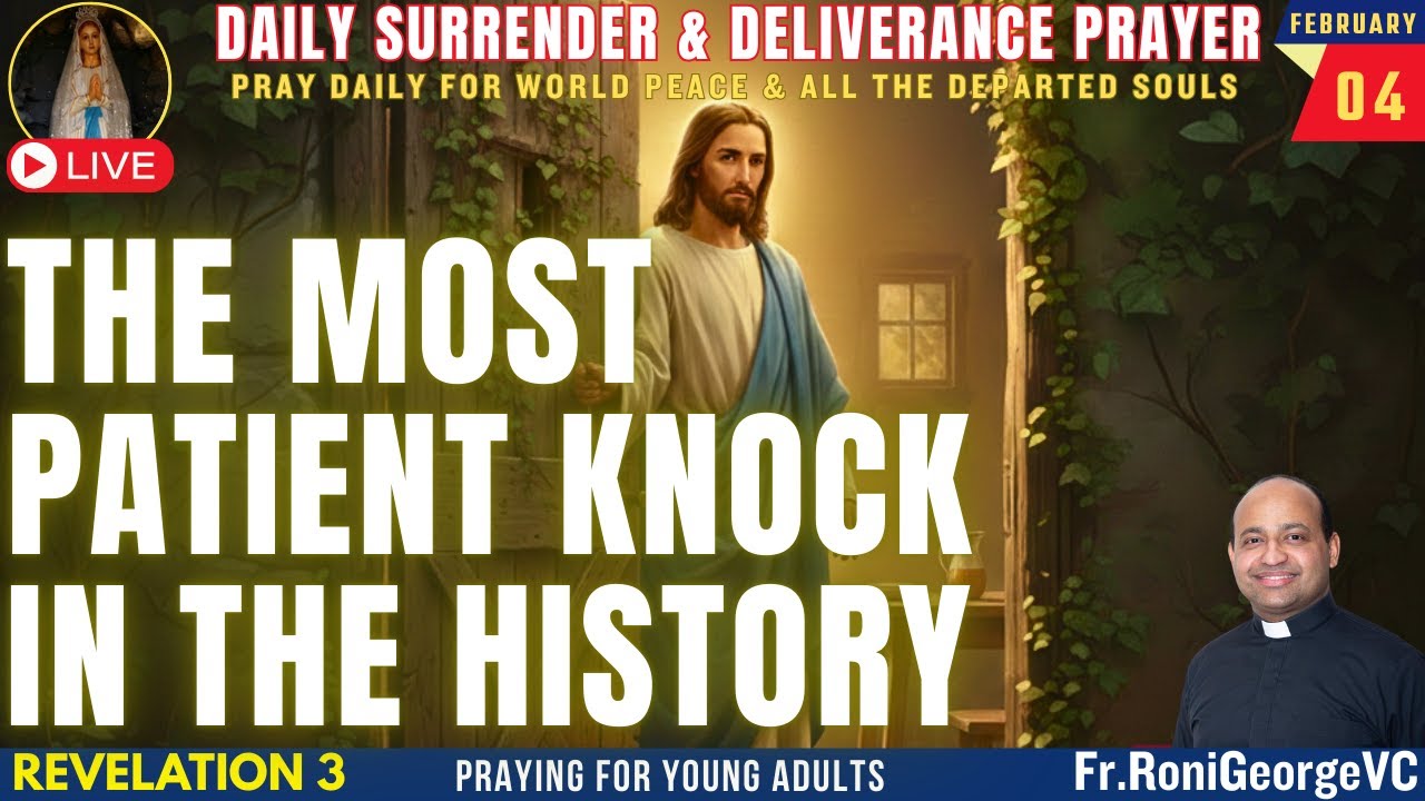 The Most Patient KNOCK in the HISTORY |Deliverance Prayer Fr. Roni George VC