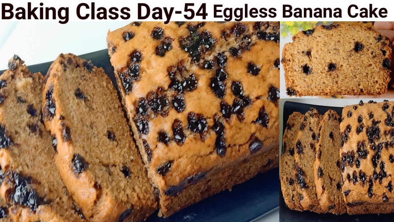 Baking Class Day-54~ Banana Tea Time Cake Recipe|Eggless Banana Cake|How To Make Banana Cake at Home