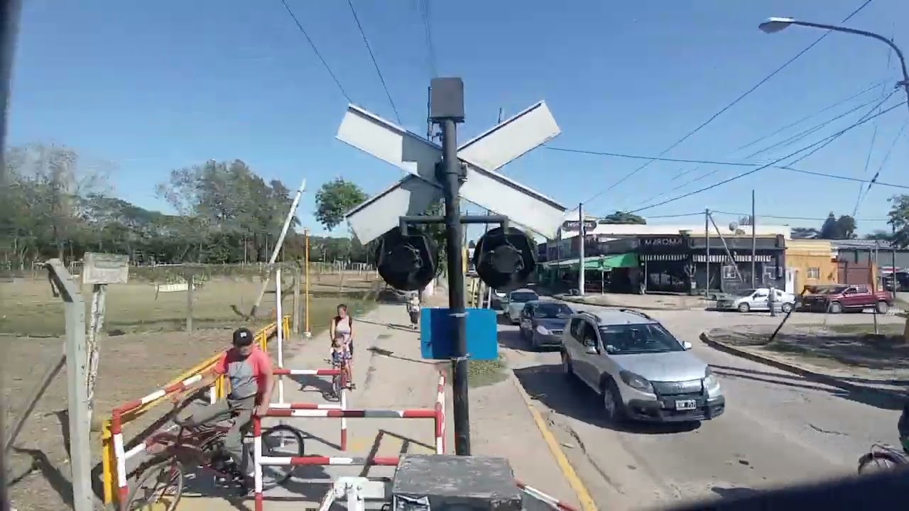 BXA 2023 - Viaje a Lobos y Empalme Lobos - Cruces ferroviarios - EXACTUS S40 - Argentina RR Crossing