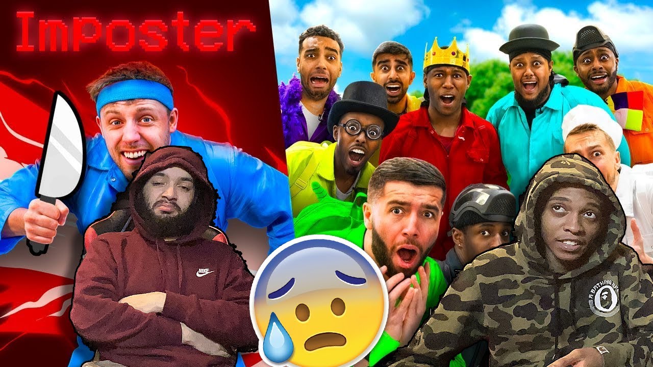 KSI AS THE IMPOSTER IS CHAOS 🤣 💀 | AMERICANS REACT TO SIDEMEN VS BETA SQUAD AMONG US IN REAL LIFE