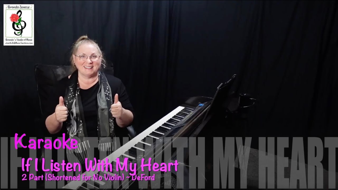 If I Listen With My Heart - 2 Pt Mixed (SHORT FOR 
