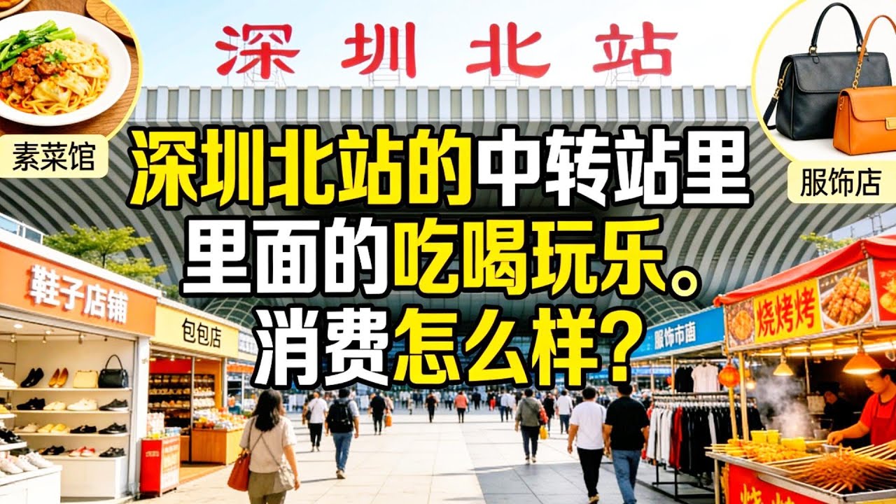 深圳北站购物广场，里面的消费惊讶到我了，物价很贵，但是物美价高#food #廣東商圈 #香港百佳超級市場 #香港美食指南 #小吃 #美食 #delicious