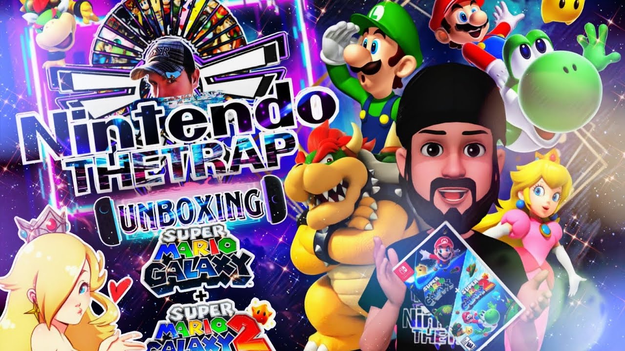 (Trap Unbox) Super Mario Galaxy плюс Super Mario Galaxy 2 для Nintendo Switch