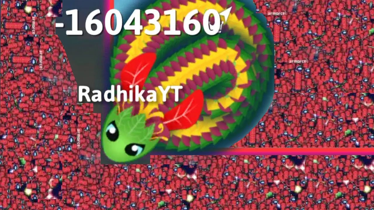 OMG! ! I FEED CUTE NOOB IN SNAKE IO 🐍 BEST EPIC SNAKE IO GAMEPLAY 🐍 #snakeio #snakegame