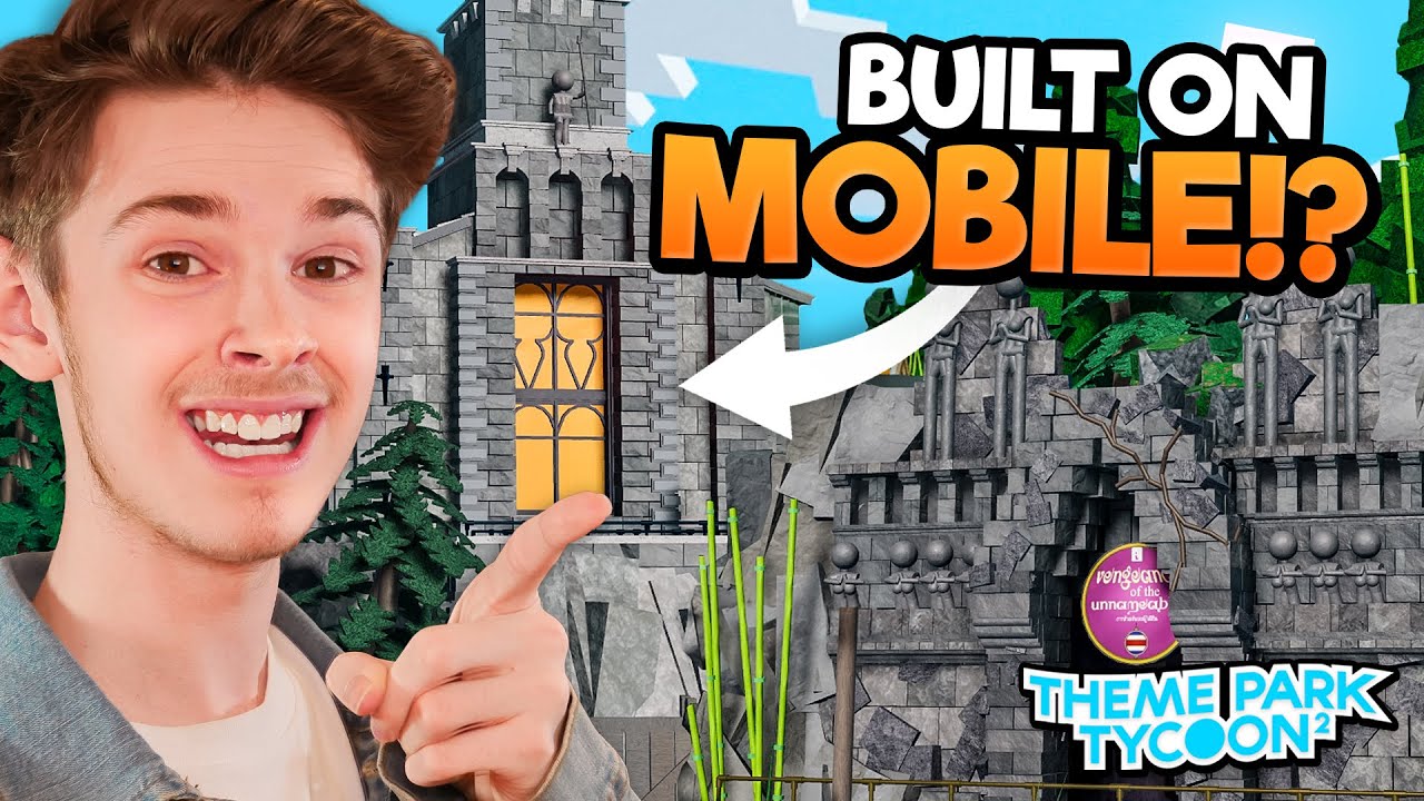 ЛУЧШИЙ Theme Park Tycoon 2 Park, созданный для мобильных устройств! (Витрина)