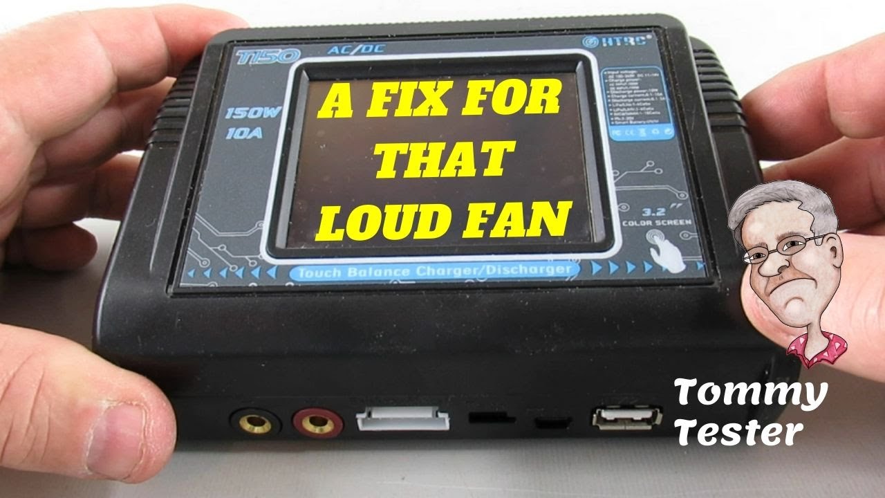 HTRC Charger C150 C240 T150 T240 Fan Noise FIX | DIY