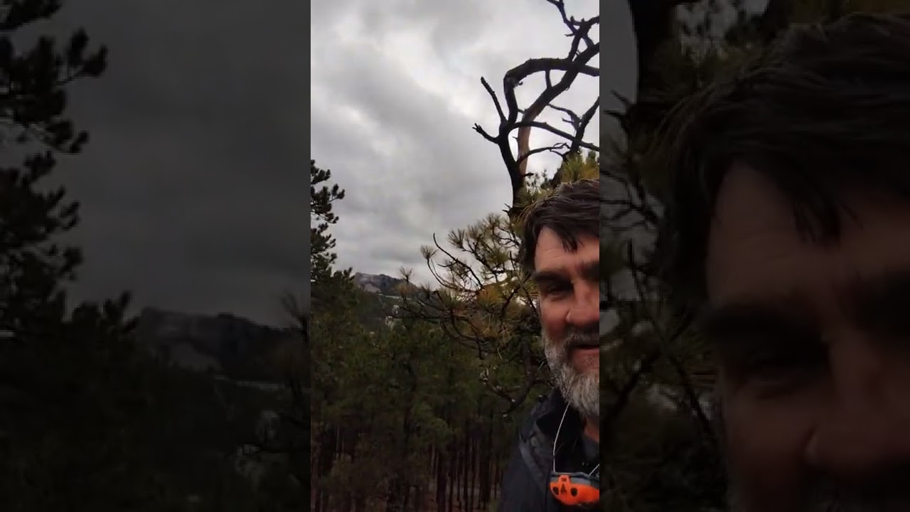 Stealth camping in the Black hills of South Dakota motorcycle camping.