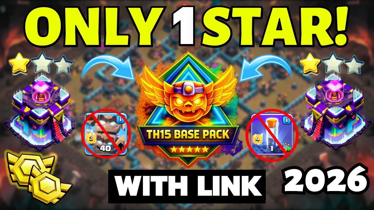 🏆 TOP 10 WORLD BEST TH15 War Base With Link | Th15 Cwl Base With Link | Th15 Legend Base | 2026