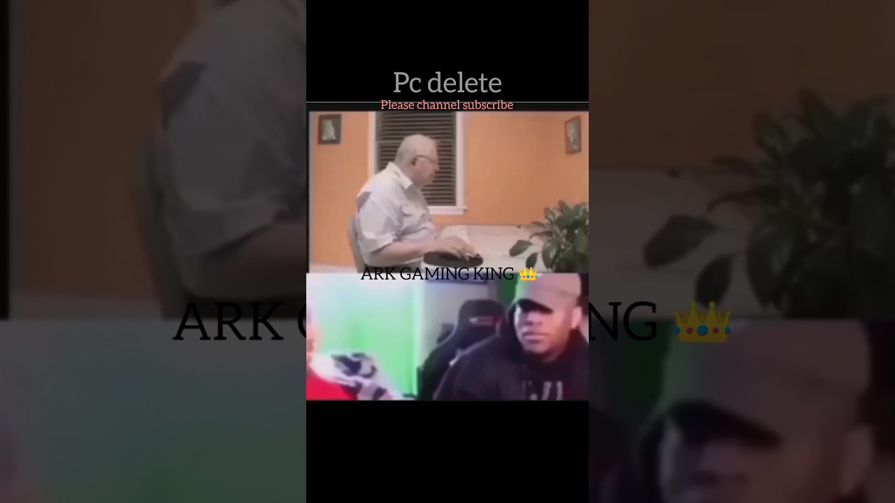 pc delete funny 🤣 old man 😓 #ytshorts #pc #youtubeshorts