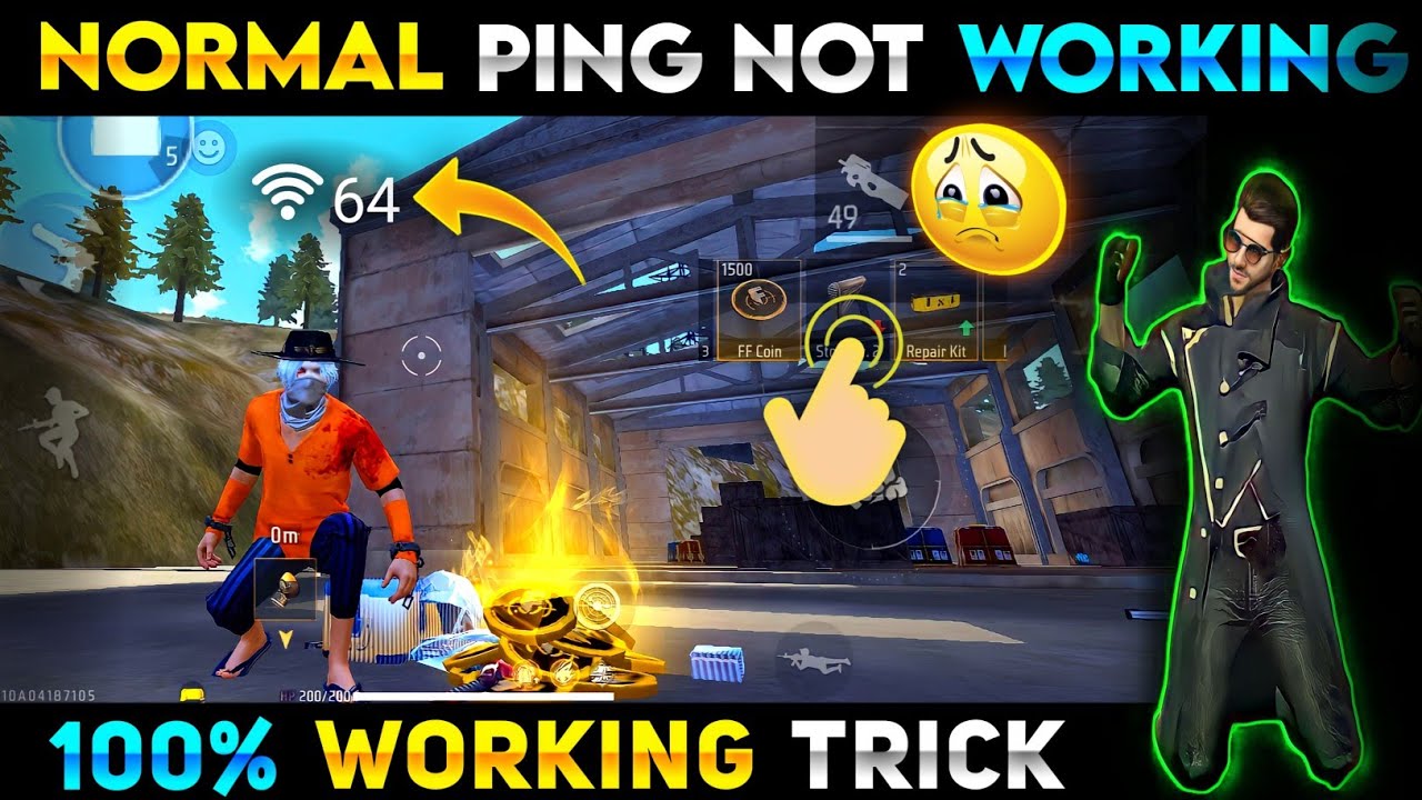 😢😢  Free Fire Ping Normal But Not Working