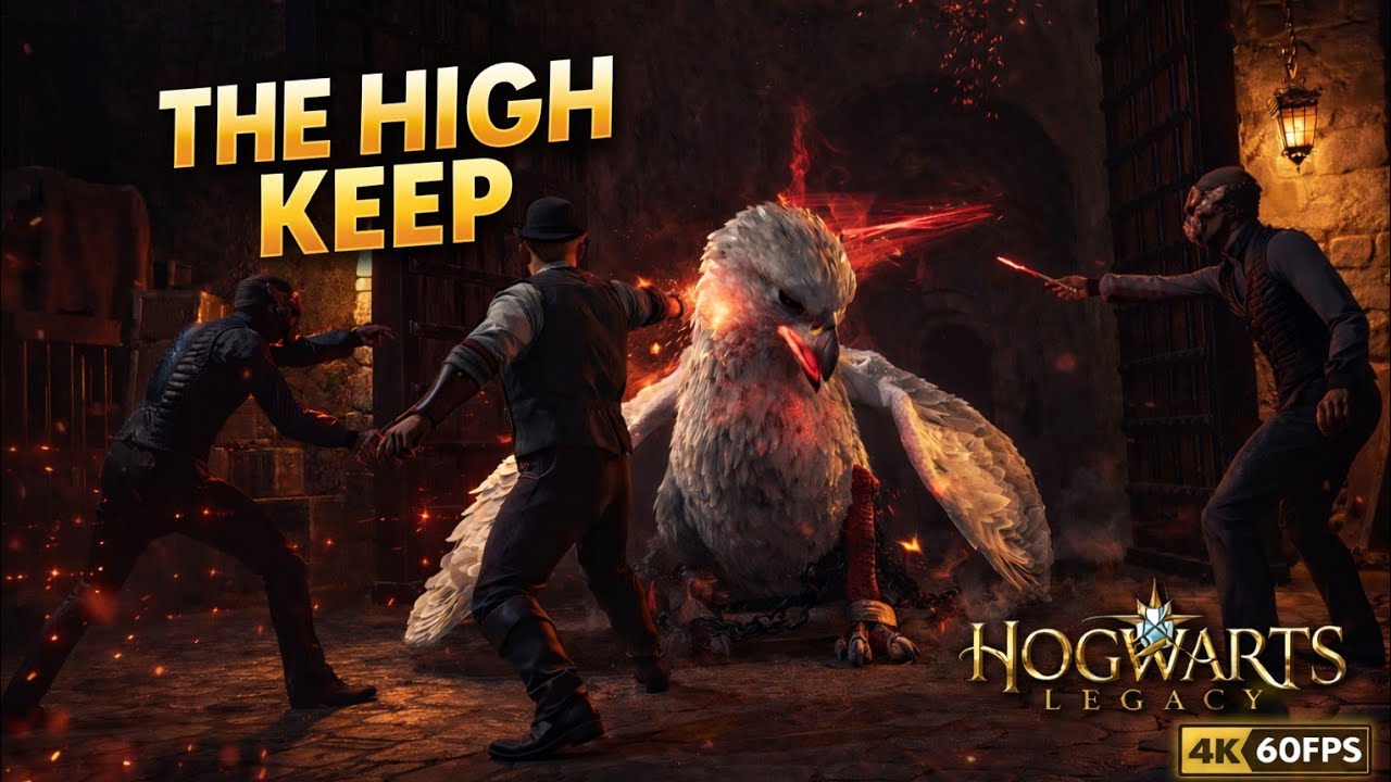 Harlow Attacks Highwing?! | The High Keep Mission | Hogwarts Legacy 4K 60FPS
