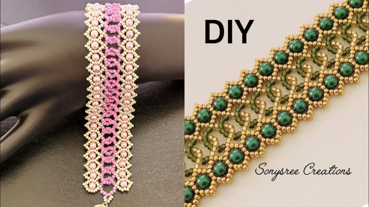 Illusion Bracelet || How to make beaded bracelet 