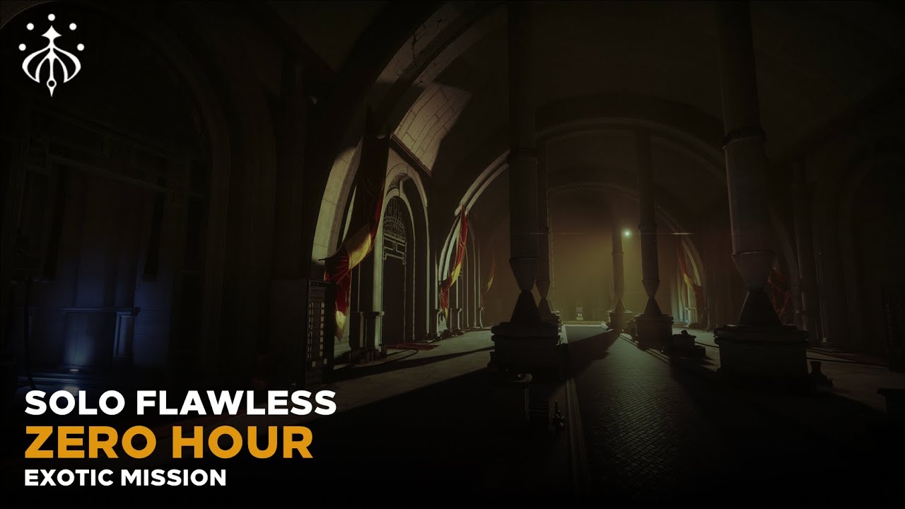Solo Flawless Zero Hour Exotic Mission (Hunter) [Destiny 2]